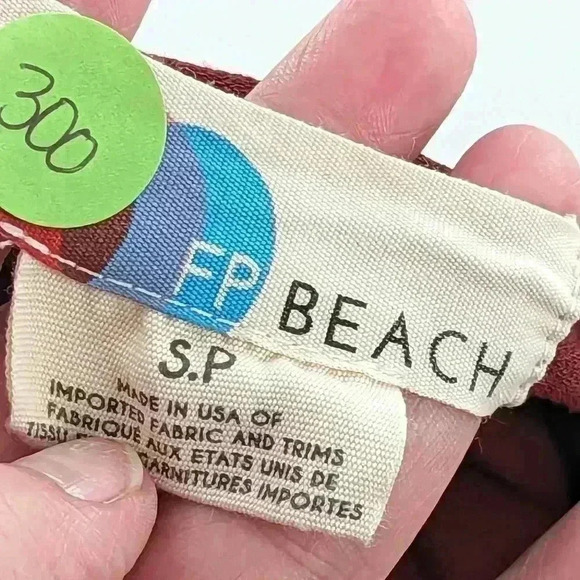 Free People Beach Strapless Relaxed Fit Oversized Layered Tunic Top Size Small S - Picture 3 of 4